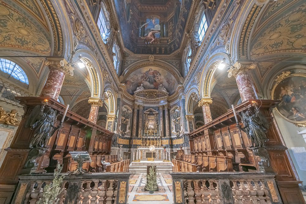 Italy, Rome the Basilica di Santa Maria in Via Lata art print by Richard Silver for $57.95 CAD