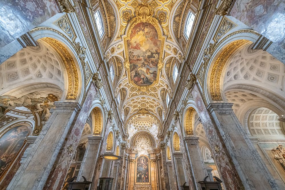 Italy, Rome the Church of San Luigi dei Francesi art print by Richard Silver for $57.95 CAD