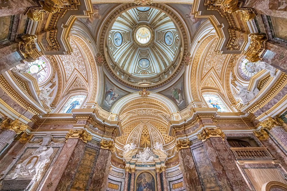 Italy, Rome the Church of SantAntonio dei Portoghesi, Saint Anthony of the Portuguese I art print by Richard Silver for $57.95 CAD