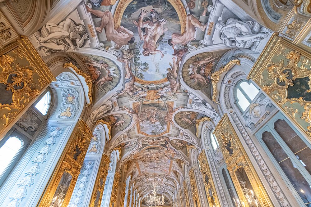 Italy, Rome the interior of the Galleria Doria Pamphilj II art print by Richard Silver for $57.95 CAD