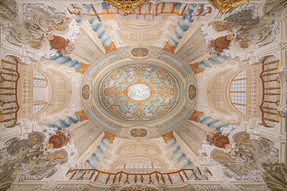 Italy, Rome the interior of the Galleria Doria Pamphilj III art print by Richard Silver for $57.95 CAD