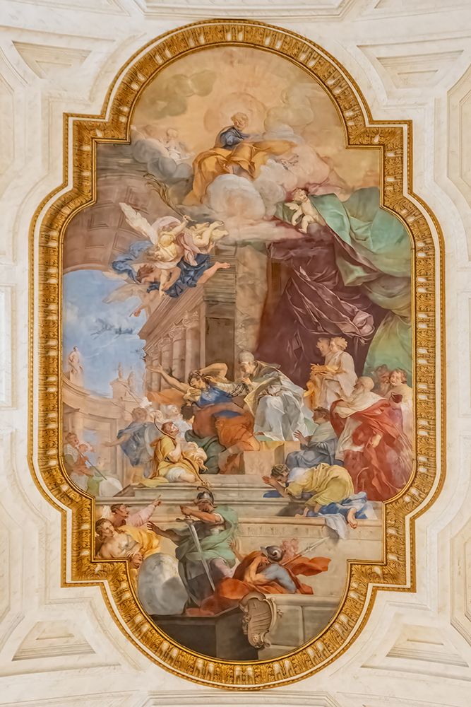 Italy, Rome The Miracle of the Chains 1706 in the Basilica di San Pietro in Vincoli art print by Richard Silver for $57.95 CAD