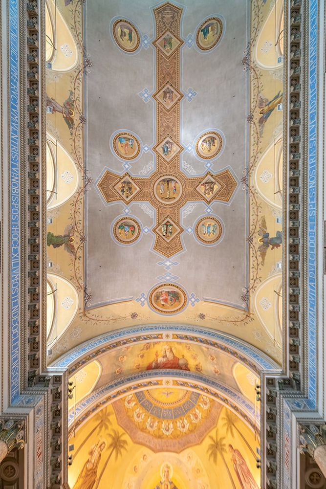 Italy, Santuario della Beata Vergine Maria del Santo Rosario di Pompei art print by Richard Silver for $57.95 CAD