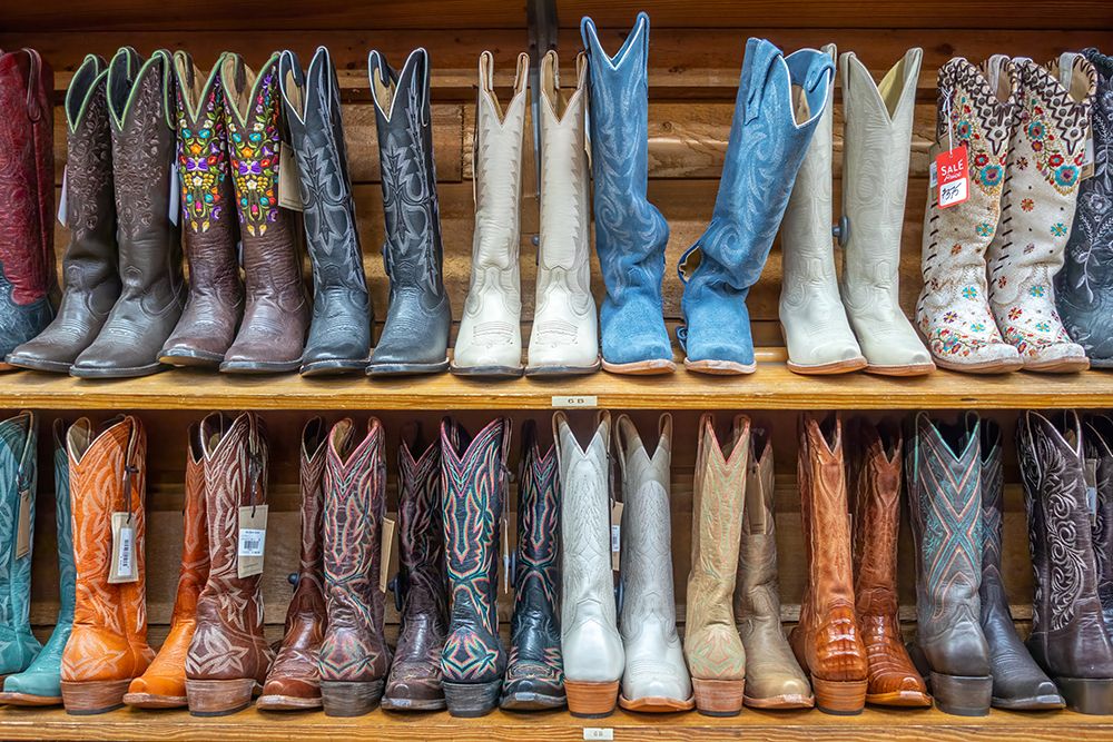 Texas, Cowgirl Boots art print by Richard Silver for $57.95 CAD