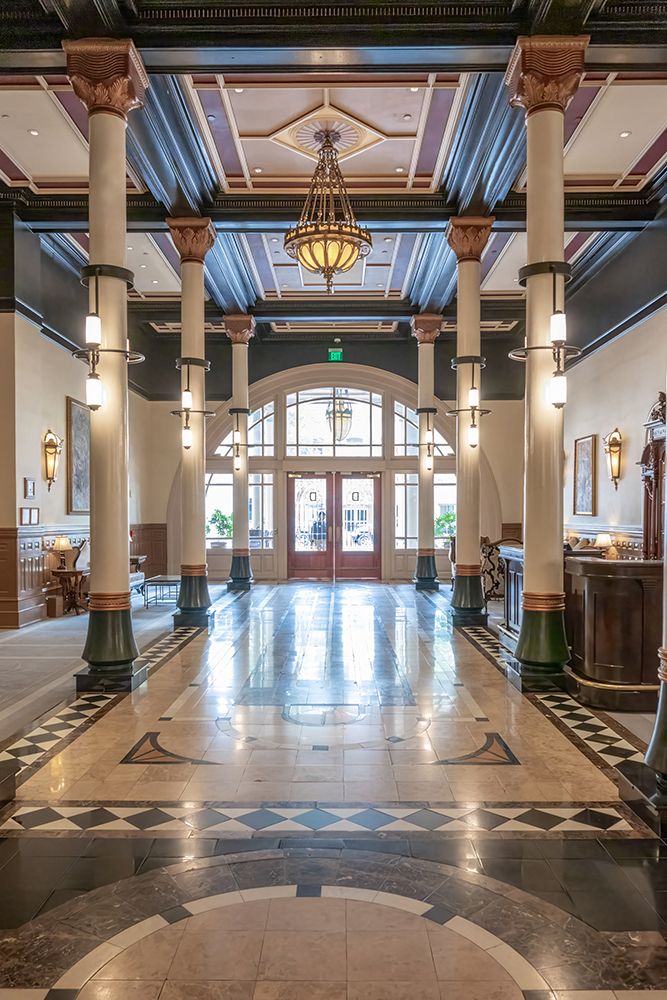 Texas, Lobby of The Driskill Hotel in Austin art print by Richard Silver for $57.95 CAD