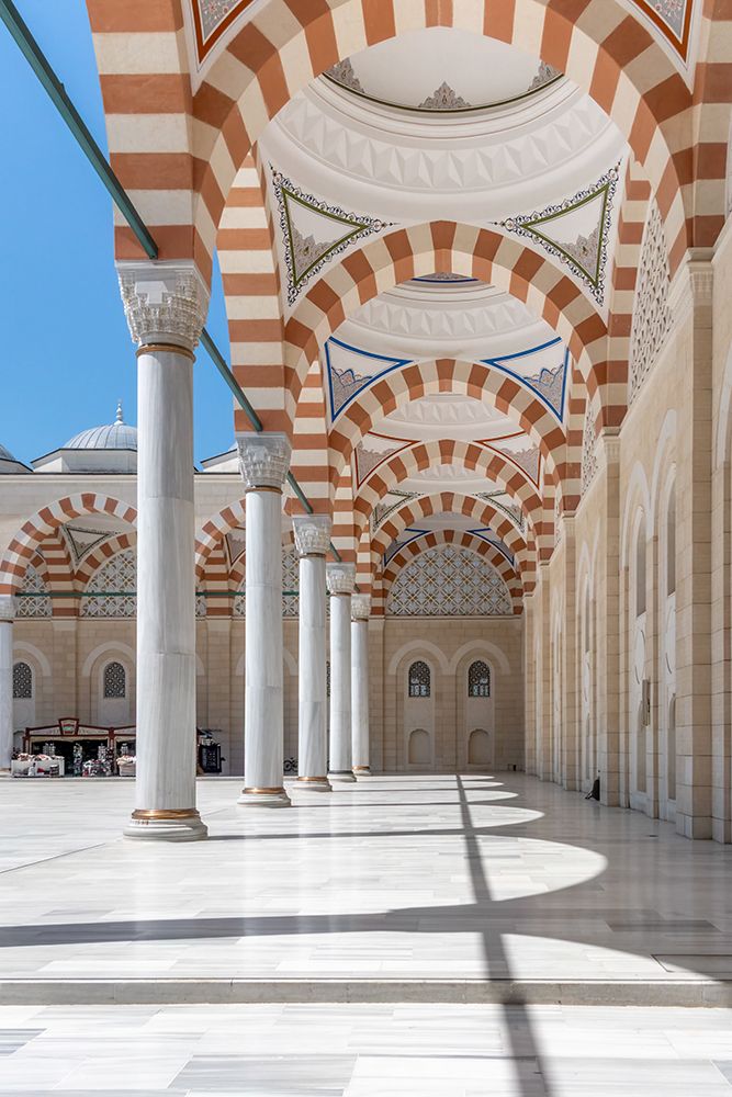 Turkey, Istanbul Camlica Mosque Arches II art print by Richard Silver for $57.95 CAD