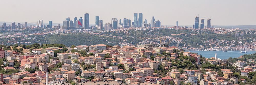 Turkey, Istanbul Cityview Panorama from Camlica Hill art print by Richard Silver for $57.95 CAD