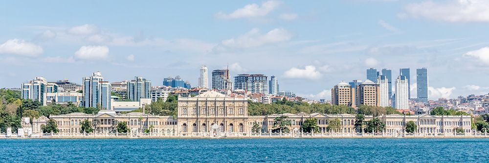 Turkey, Istanbul Panorama showing the Dolmabahce Palace art print by Richard Silver for $57.95 CAD