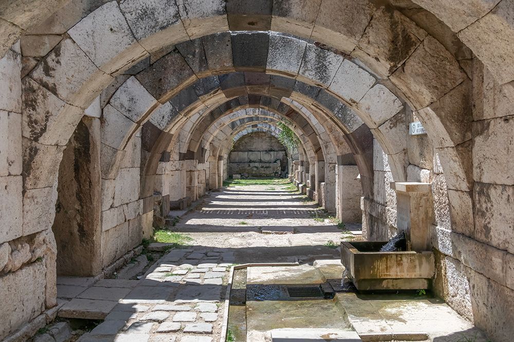 Turkey, Roman-era arches of the Agora of Smyrna art print by Richard Silver for $57.95 CAD