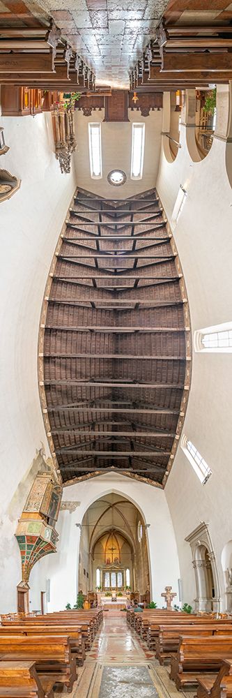 Vertical Churches, Basilica di Santa Croce, Basilica of the Holy Cross in Florence, Italy art print by Richard Silver for $57.95 CAD