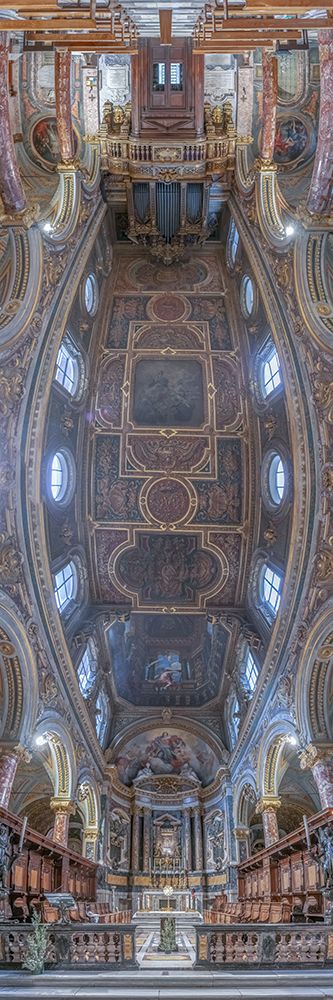 Vertical Churches, Basilica di Santa Maria in Via Lata in Rome, Italy art print by Richard Silver for $57.95 CAD