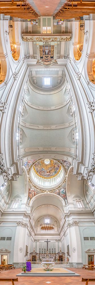 Vertical Churches, Basilica of San Giovanni Battista in Lonato del Garda, Italy art print by Richard Silver for $57.95 CAD