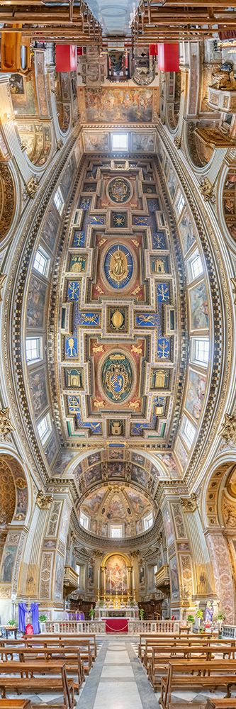 Vertical Churches, Chiesa di San Marcello al Corso, Church of Saint Marcellus Corso in Rome, Italy art print by Richard Silver for $57.95 CAD