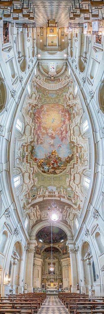 Vertical Churches, Church of Santa Maria della Vita in Bologna, Italy art print by Richard Silver for $57.95 CAD