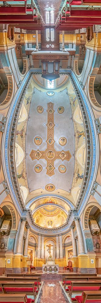 Vertical Churches, Domus Australia Chapel in Rome, Italy art print by Richard Silver for $57.95 CAD