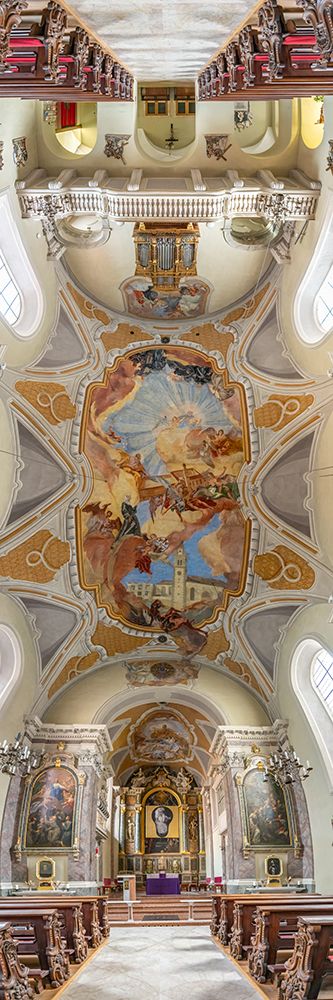 Vertical Churches, Innsbruck Cathedral Austria art print by Richard Silver for $57.95 CAD