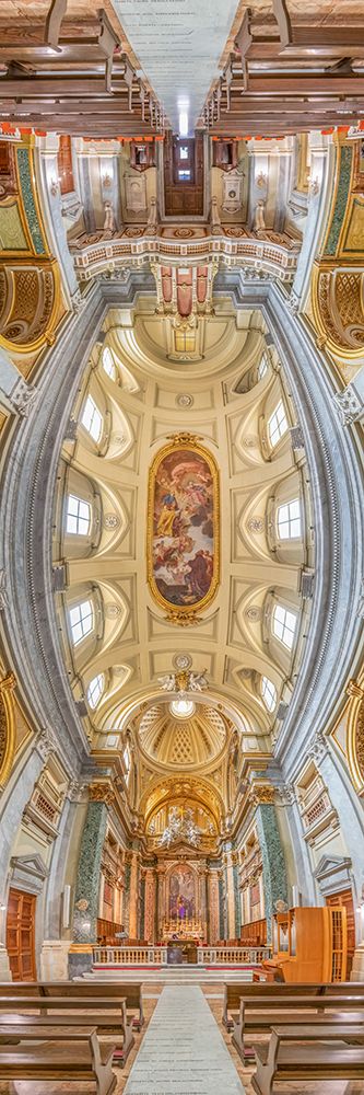 Vertical Churches, Metropolitan Cathedral of Saint Paul known as St. Pauls Cathedral in Mdina, Malta art print by Richard Silver for $57.95 CAD