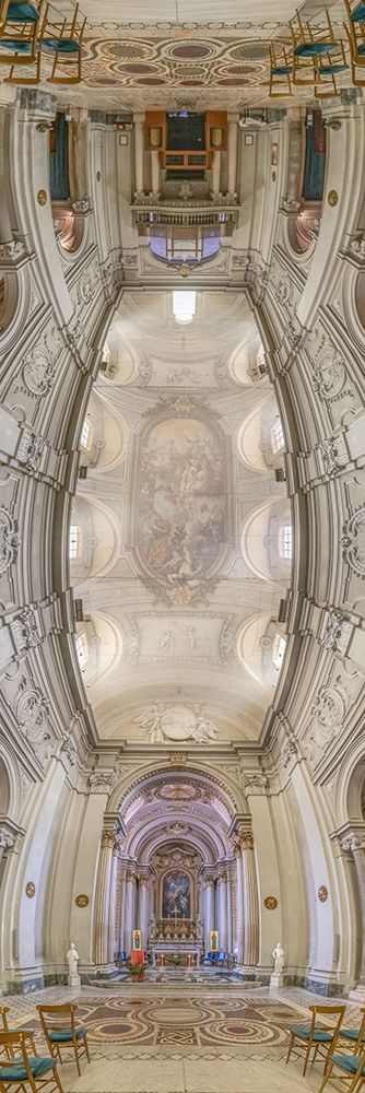 Vertical Churches, San Gregorio Magno al Celio church in Rome, Italy art print by Richard Silver for $57.95 CAD