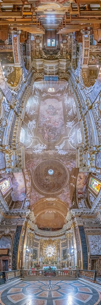 Vertical Churches, Santa Maria Maddalena, Rome, Italy art print by Richard Silver for $57.95 CAD