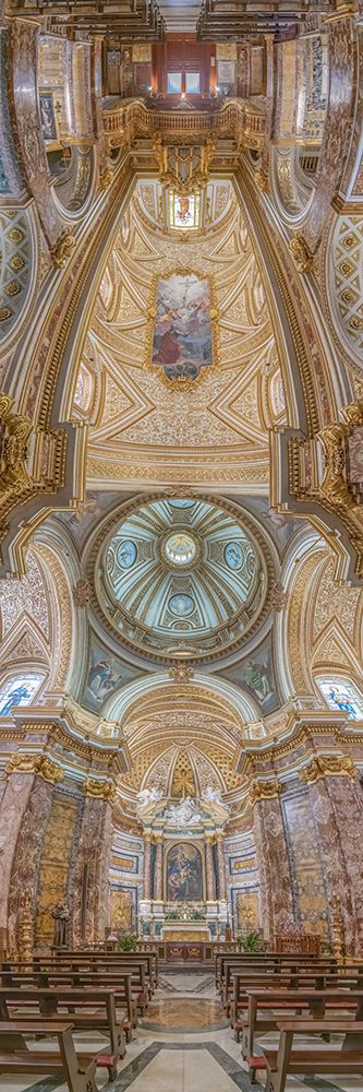 Vertical Churches, SantAntonio dei Portoghesi in Rome, Italy art print by Richard Silver for $57.95 CAD
