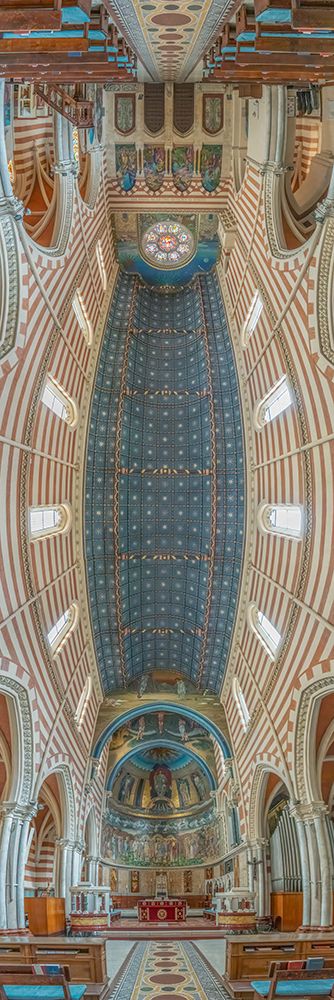 Vertical Churches, St. Pauls Within the Walls, an AnglicanEpiscopal church located in Rome, Italy art print by Richard Silver for $57.95 CAD