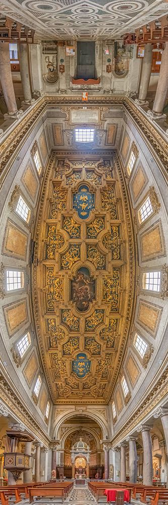 Vertical Churches, St. Peters Basilica in Vatican City art print by Richard Silver for $57.95 CAD