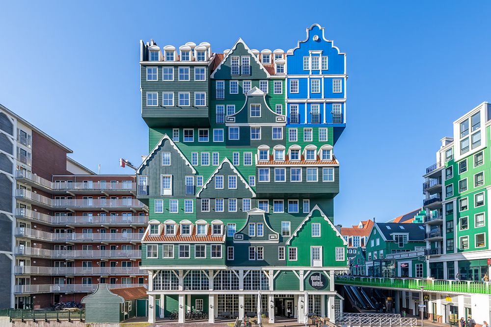 Inntel Hotel Zaandam Stacked Houses art print by Richard Silver for $57.95 CAD