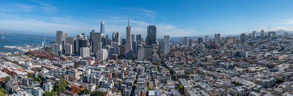 San Francisco Skyline Panorama I art print by Richard Silver for $57.95 CAD