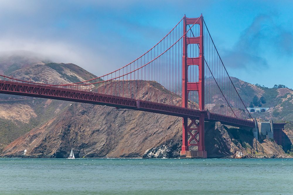 Golden Gate Bridge from the Bay art print by Richard Silver for $57.95 CAD