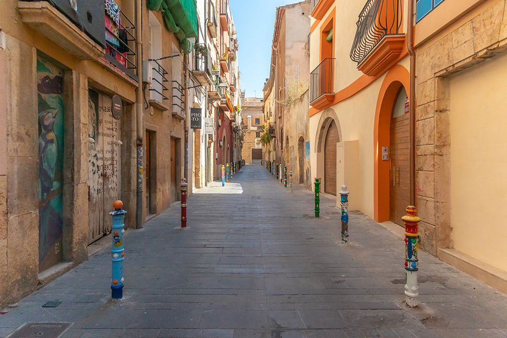 Old Town Street in Coastal Spain art print by Richard Silver for $57.95 CAD