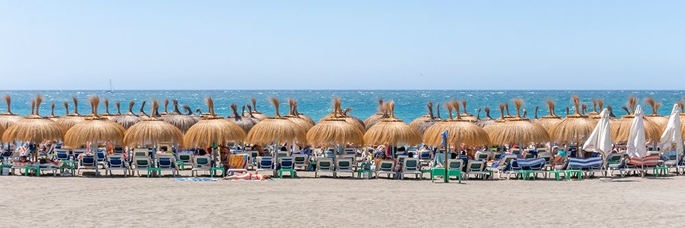 Spanish Beach Panorama art print by Richard Silver for $57.95 CAD