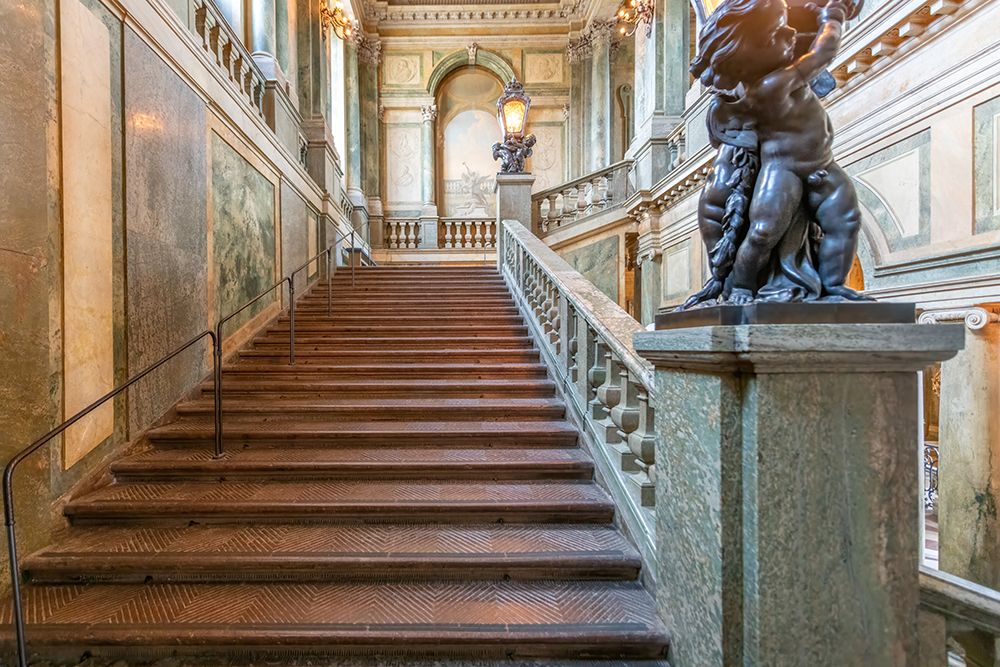 Stockholm Royal Palace Grand Staircase I art print by Richard Silver for $57.95 CAD