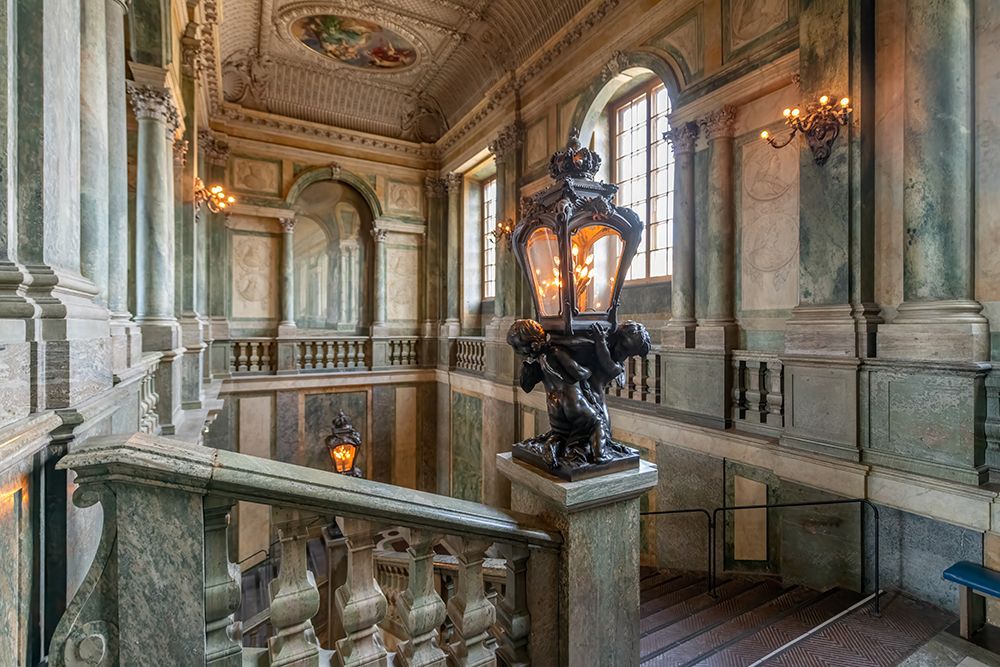 Stockholm Royal Palace Lantern Landing art print by Richard Silver for $57.95 CAD