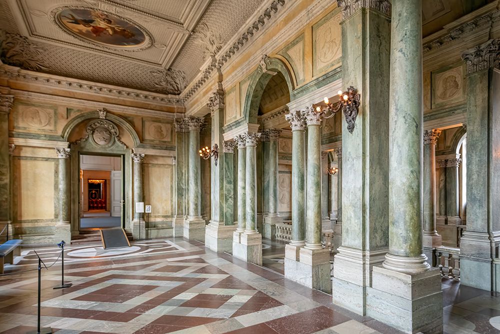 Stockholm Royal Palace Marble Gallery art print by Richard Silver for $57.95 CAD