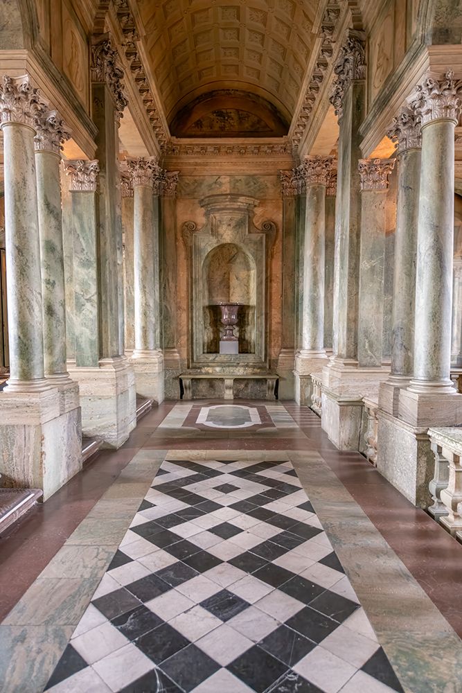 Stockholm Royal Palace Marble Corridor art print by Richard Silver for $57.95 CAD