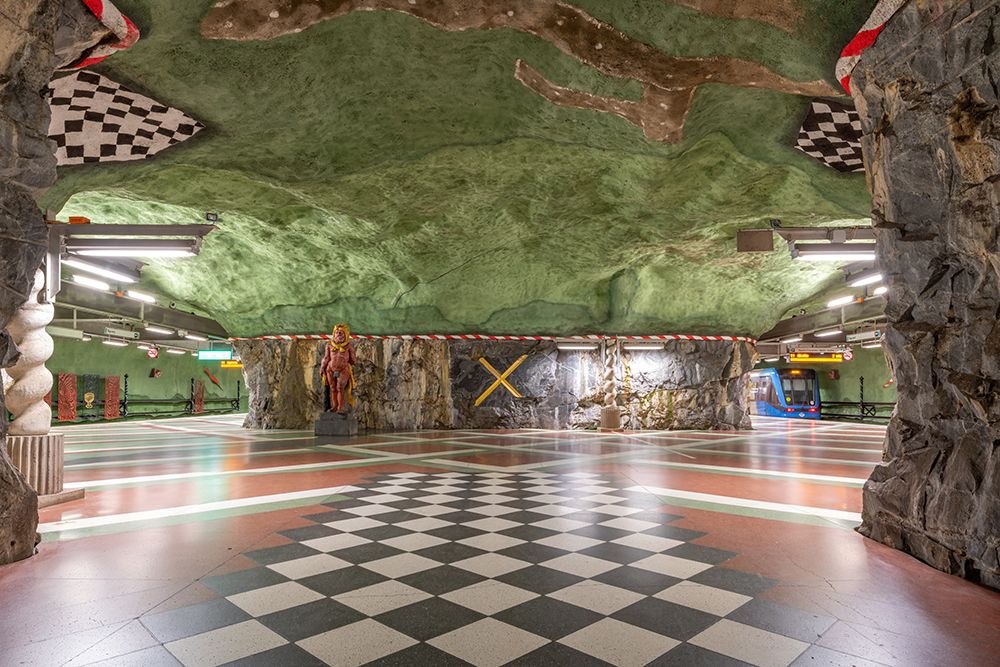Kungstradgarden Metro Station II art print by Richard Silver for $57.95 CAD