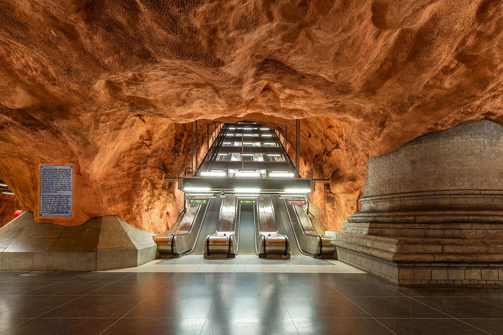 Radhuset Metro Station art print by Richard Silver for $57.95 CAD