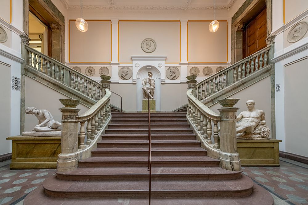 Nationalmuseum Stockholm Grand Staircase art print by Richard Silver for $57.95 CAD