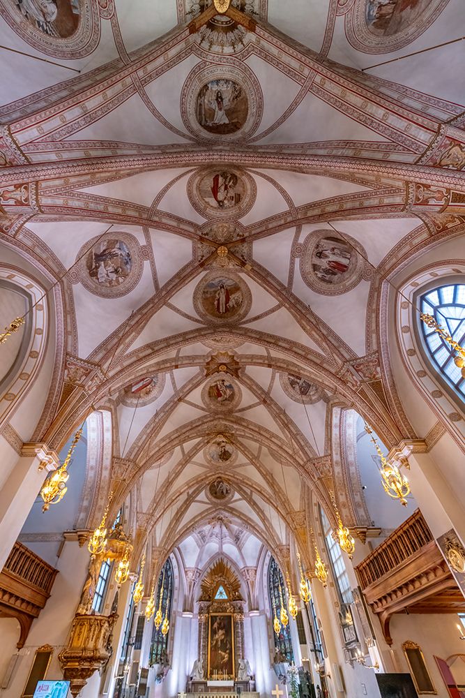 Stockholm Church Vaulted Ceiling art print by Richard Silver for $57.95 CAD
