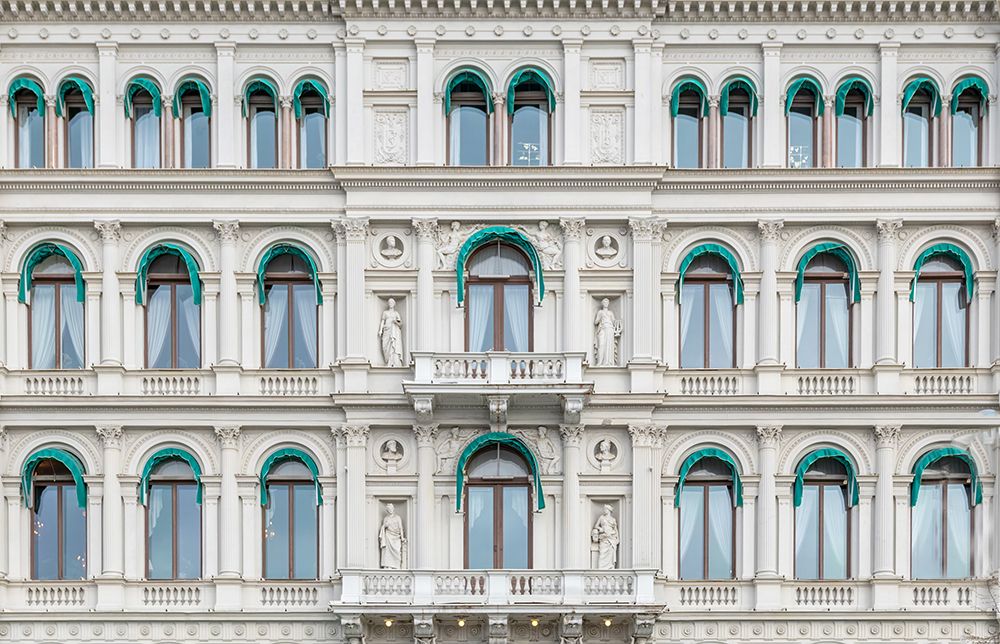 Stockholm Ornate Arched Facade art print by Richard Silver for $57.95 CAD