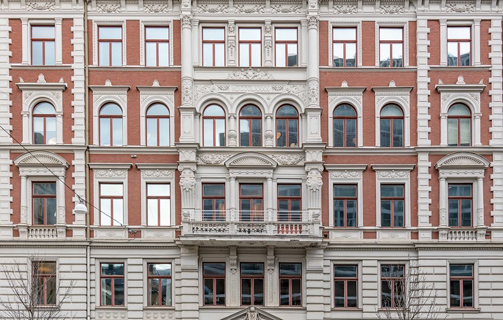Stockholm Red Brick Facade art print by Richard Silver for $57.95 CAD
