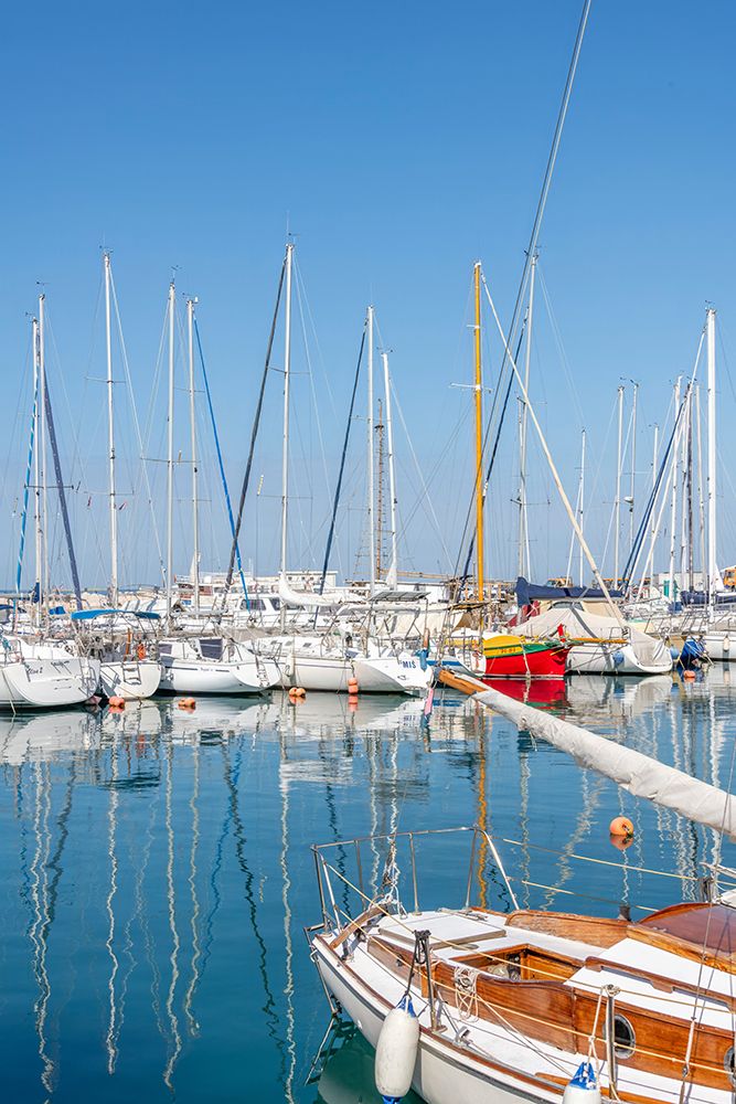 Marina with Sailboats I art print by Richard Silver for $57.95 CAD