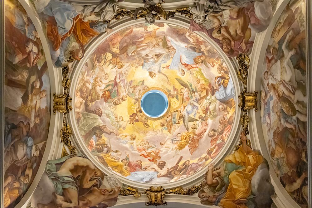 Florence Church Dome Fresco I art print by Richard Silver for $57.95 CAD
