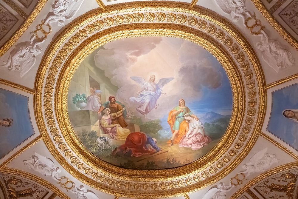 Florence Ceiling Medallion Fresco art print by Richard Silver for $57.95 CAD