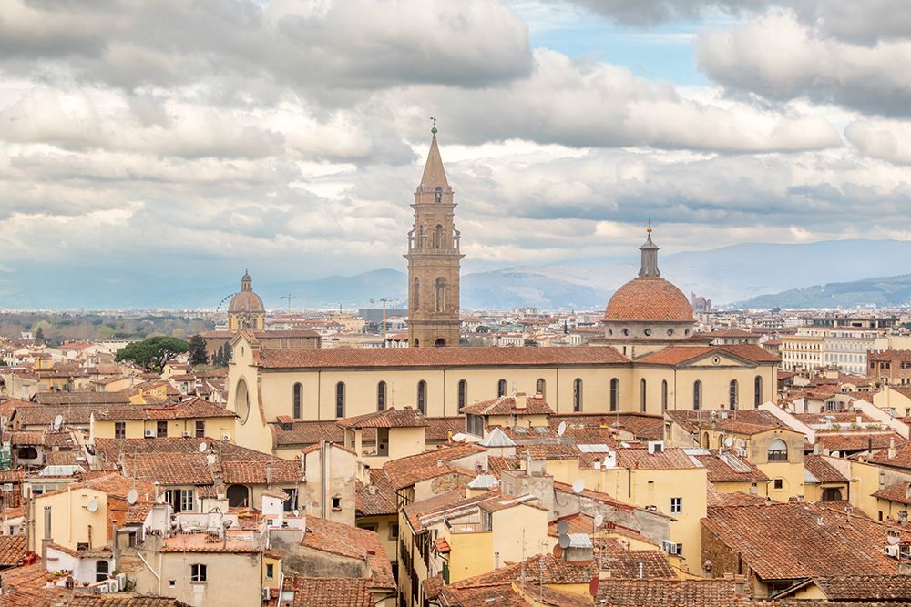 Florence Rooftop View with Duomo art print by Richard Silver for $57.95 CAD