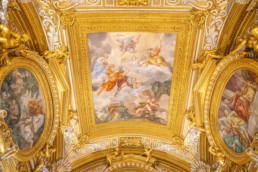 Palazzo Pitti Gilded Ceiling I art print by Richard Silver for $57.95 CAD