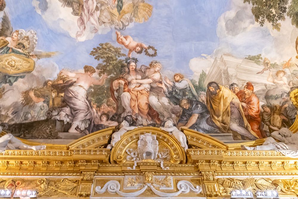 Palazzo Pitti Fresco Cornice art print by Richard Silver for $57.95 CAD