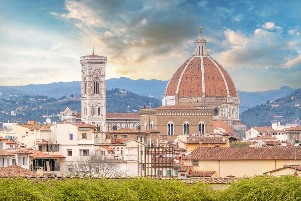 Florence Duomo Skyline View I art print by Richard Silver for $57.95 CAD