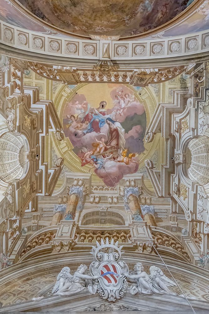 Florence Church Fresco with Crest art print by Richard Silver for $57.95 CAD