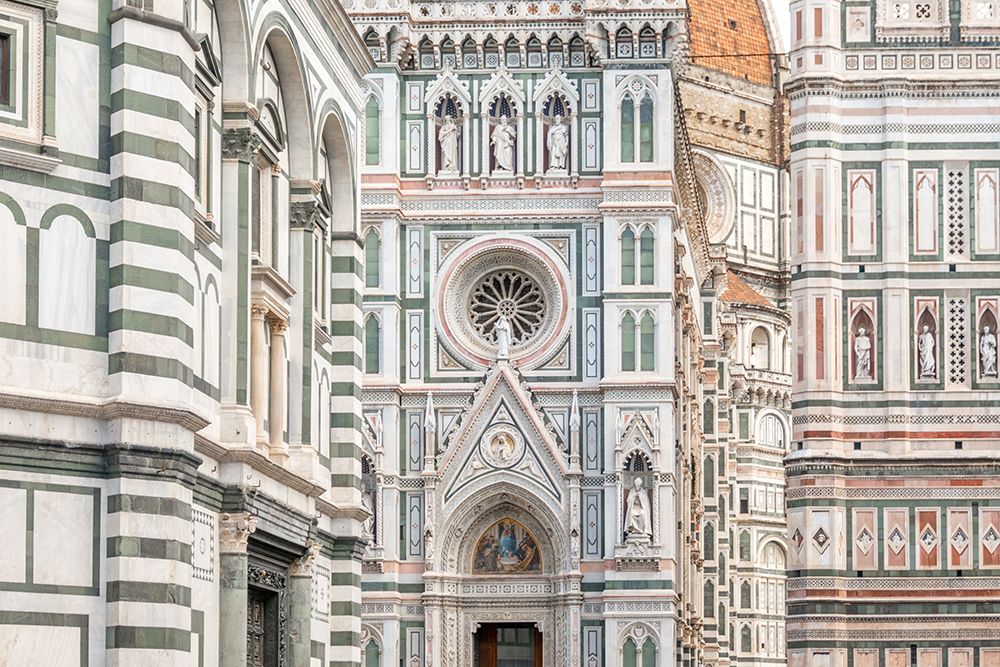 Florence Duomo Facade Detail I art print by Richard Silver for $57.95 CAD